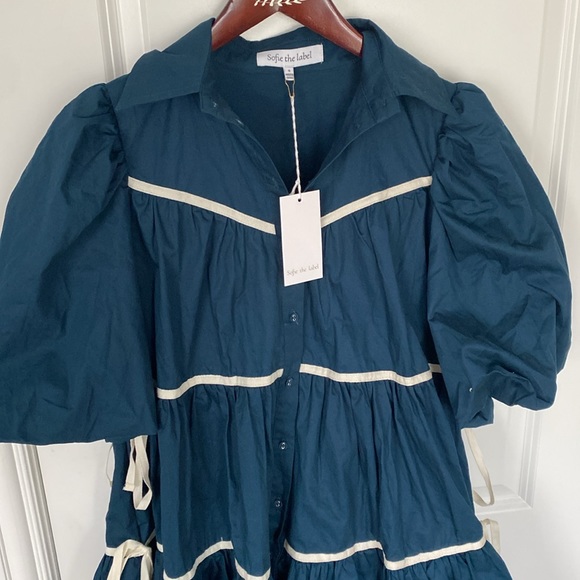 NWT Tiered Mini Dress - Picture 4 of 5